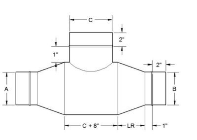 Bullnose Tee drawing
