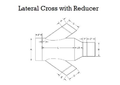 Lateral Cross with Reducer
