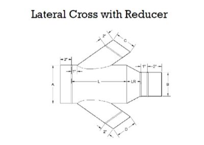 Lateral Cross with Reducer