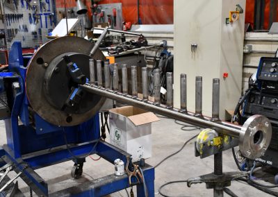 Pipe Manifold being built