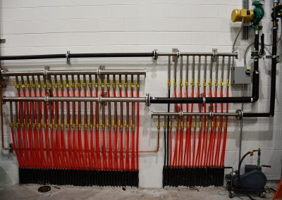 in ground heat tubing